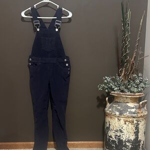 Kids size 12 Silver Jeans Blue/ Gray Overalls